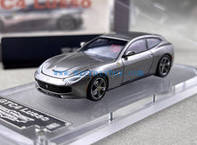 Load image into Gallery viewer, PK 1:64 Gray GTC4 Lusso Coupe Racing Sports Model Diecast Metal Car New Collection