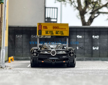 Load image into Gallery viewer, CM 1:64 Black Carbon Utopia Racing Sports Model Diecast Metal Car New Collection