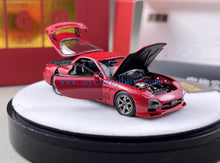 Load image into Gallery viewer, PGM 1:64 JDM Red RX7 FD3S Round Racing Sports Model Diecast Metal Car New Collection