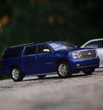Load image into Gallery viewer, GOC 1:64 Blue 2015 Suburban Full Sized SUV Model Diecast Metal Car New Collection
