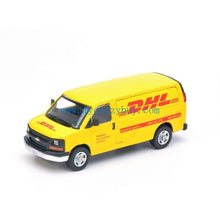 Load image into Gallery viewer, 1:64 Yellow Express 3500 Delivery Van Sports Model Diecast Metal Car Box