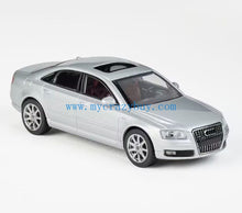 Load image into Gallery viewer, Masdi 1:64 Silver A8 D3 W12 Luxury Sedan Sports Model Diecast Metal Car New Collection