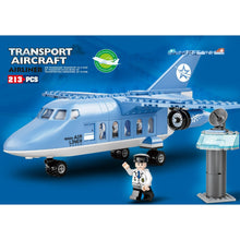 Load image into Gallery viewer, 213PCS MOC City Airliner Air Bus Plane Figure Model Toy Building Block Brick Gift Kids Compatible Lego