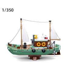 Load image into Gallery viewer, 610PCS MOC Fishing Boat Figure Model Toy Building Block Brick Gift Kids Compatible Lego 1:350