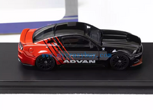 Load image into Gallery viewer, DCM 1:64 2014 Black Advan Mustang GT Sports Model Diecast Metal Car New Collection