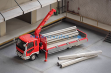 Load image into Gallery viewer, GCD 1:64 Red Fuso Fighter Crane Truck Model Diecast Metal Car New Collection