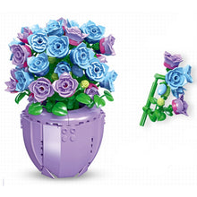 Load image into Gallery viewer, 372PCS MOC Bellflower Canterbury Bell Flower Potted Plants Model Toy Building Block Brick Gift Kids Compatible Lego