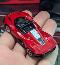 Load image into Gallery viewer, Bburago 1:64 Red Ferrari Daytona SP3 Racing Sports Model Diecast Metal Car New Collection