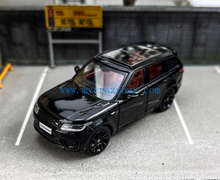 Load image into Gallery viewer, WHELART 1:64 2018 Black Range Rover Sports SUV Model Diecast Metal Car New Collection