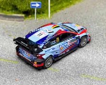 Load image into Gallery viewer, MINIGT 1:64 Hyundai i20 #11 Hybrid 2024 Rallye Model Diecast Metal Car New Collection