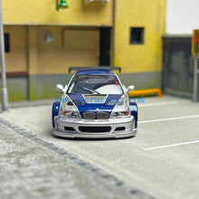 Load image into Gallery viewer, DCM 1:64 NFS Silver Blue M3 GTR E46 Coupe Sports Model Diecast Metal Car New Collection