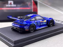Load image into Gallery viewer, SR 1:64 Blue 911 GT3 R #15 Racing Sports Model Diecast Metal Car New Collection