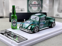 Load image into Gallery viewer, Liberty 1:64 Green VW Beetle Pickup Truck Sports Model Diecast Metal Car New Collection