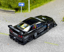 Load image into Gallery viewer, MINIGT 1:64 Black LBWK ER34 Skyline GTR #5 Sports Model Diecast Metal Car New Collection