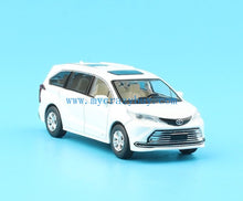 Load image into Gallery viewer, Masdi 1:64 White Sienna MPV Mini Van Sports Model Diecast Metal Car New Collection