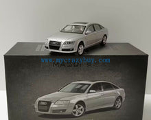 Load image into Gallery viewer, Masdi 1:64 Silver A6L C6 Classic Sedan Sports Model Diecast Metal Car New Collection