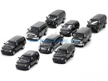Load image into Gallery viewer, 596 1:64 HEC President Beast Tahoe Suburban Express Model Diecast Metal Car