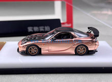 Load image into Gallery viewer, MC 1:64 Rose Gold JDM RX-7 FD3S Sports Model Diecast Metal Car New Collection