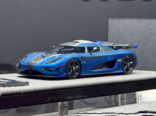 Load image into Gallery viewer, GRYNING 1:64 Matte Blue One 1 Racing Sports Model Diecast Resin Car New Collection