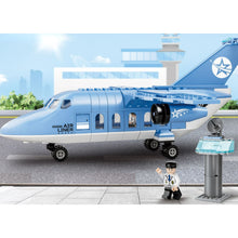 Load image into Gallery viewer, 213PCS MOC City Airliner Air Bus Plane Figure Model Toy Building Block Brick Gift Kids Compatible Lego