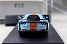Load image into Gallery viewer, LT 1:64 Blue Gulf 812 Novitec N-Largo Racing Sport Model Diecast Metal Car New Collection