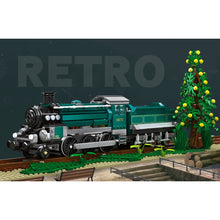 Load image into Gallery viewer, 1031PCS MOC Retro Steam Train Track Scene Model Toy Building Block Brick Gift Kids Compatible Lego