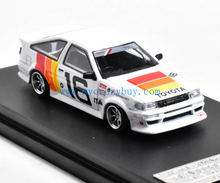Load image into Gallery viewer, SW 1:64 White JDM AE86 Trueno TRD Widebody Sports Model Diecast Metal Car New Collection