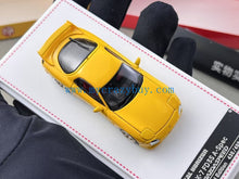 Load image into Gallery viewer, FH 1:64 Yellow JDM RX7 FD3S A-Spec Speed Sports Model Diecast Metal Car New Collection