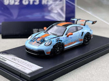 Load image into Gallery viewer, SW 1:64 Blue 992 GT3 RS Sports Model Diecast Metal Car New Collection