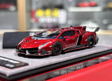 Load image into Gallery viewer, DMH 1:64 Red Veneno Super Racing Sports Model Diecast Resin Car New Collection