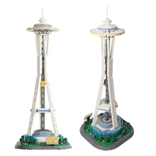 Load image into Gallery viewer, 1075PCS MOC Architecture Seattle Space Needle Tower Model Toy Building Block Brick Gift Kids Compatible Lego Display