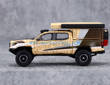 Load image into Gallery viewer, GCD 1:64 Yellow TACOMA Camper Pickup ORV Sports Model Diecast Metal Car New Collection