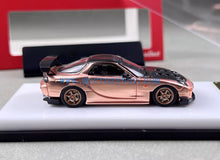 Load image into Gallery viewer, MC 1:64 Rose Gold JDM RX-7 FD3S Sports Model Diecast Metal Car New Collection