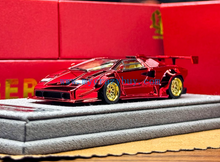 Load image into Gallery viewer, Topart 1:64 Plating Red LBWK Countach Sports Model Diecast Metal Car New Collection