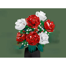 Load image into Gallery viewer, 878PCS MOC Rose Flower Potted Plants Model Toy Building Block Brick Gift Kids Compatible Lego