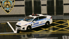 Load image into Gallery viewer, 1:64 596Model Fusion NYPD Police Interceptor Model Diecast Metal Car New Collection