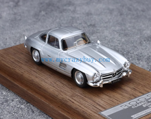 Load image into Gallery viewer, MY64 1:64 Silver 1954 AMG 300SL W198 Classic Sport Model Diecast Resin Car New Collection