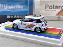 Load image into Gallery viewer, TM 1:64 Mini Cooper Rainbow Figure Sports Model Diecast Metal Car New Collection