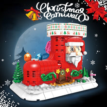 Load image into Gallery viewer, 292PCS MOC Christmas Santa Stocking Pen Holder Container Model Toy Building Block Brick Gift Kids Compatible Lego