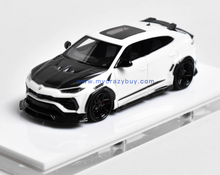 Load image into Gallery viewer, 1:64 White Carbon Hood URUS Widebody SUV Sports Model Diecast Resin Car New Collection