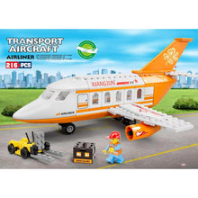 Load image into Gallery viewer, 216PCS MOC City Airliner Air Bus Plane Figure Model Toy Building Block Brick Gift Kids Compatible Lego
