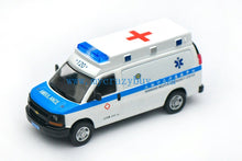 Load image into Gallery viewer, 1:64 Shanghai Ambulance Express 3500 Van Sports Model Diecast Metal Car New Collection