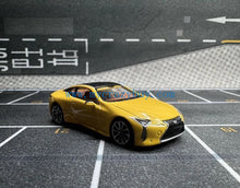 Load image into Gallery viewer, Masdi 1:64 Yellow 2020 LC500h Coupe Sports Model Diecast Metal Car New Collection