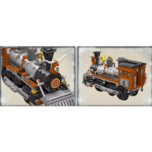 Load image into Gallery viewer, 853PCS MOC Western Train Track Scene Model Toy Building Block Brick Gift Kids Compatible Lego