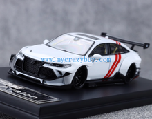 Load image into Gallery viewer, LMF 1:64 White Avalon Widebody GT Sports Model Diecast Metal Car New Collection