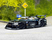 Load image into Gallery viewer, MINIGT 1:64 Black LBWK ER34 Skyline GTR #5 Sports Model Diecast Metal Car New Collection