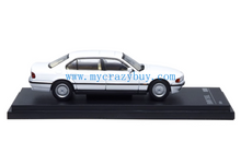 Load image into Gallery viewer, AR 1:64 White BMW 750iL E38 Luxury Sedan Sports Model Diecast Metal Car New Collection