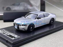 Load image into Gallery viewer, Rollin 1:64 2008 Silver Charger Police Muscle Model Diecast Metal Car New Collection
