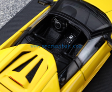 Load image into Gallery viewer, PK 1:64 Yellow Murcielago LP640 Roadster DIY Sport Model Diecast Metal Car New Collection