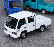 Load image into Gallery viewer, Model1 1:64 White JDM Isuzu ELF Double Cabin Truck Model Metal Diecast Car New Collection